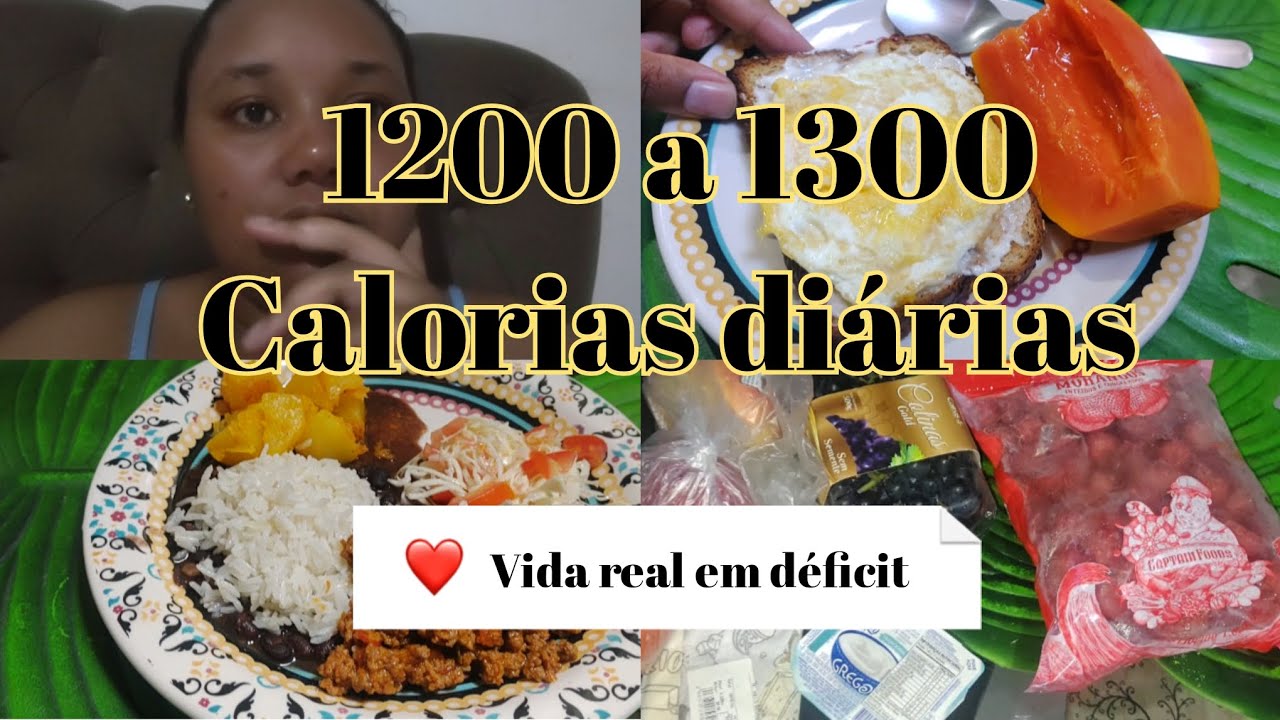 O QUE EU COMO EM 1 DIA COM 1200 A 1300 CALORIAS DIÁRIA/ DIÁRIO DA DIETA