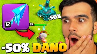 COMPREI A NOVA FLECHA CONGELANTE E UPEI NÍVEL 12!! CLASH OF CLANS!