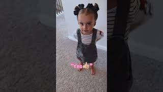 Toddler Gets Put In Timeout