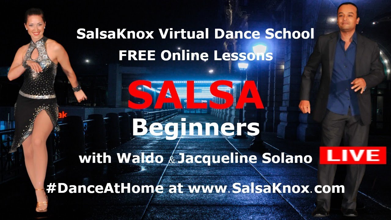 Salsa Dance FREE Online Lesson for Beginners 💃📱🕺 Tuesday 1pm EST (USA ...