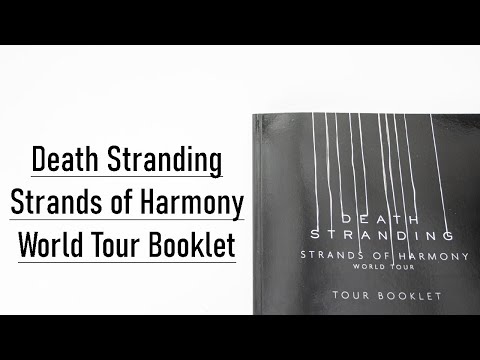 Death Stranding Strands of Harmony World Tour Booklet Flip Through