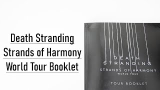 Death Stranding Strands of Harmony World Tour Booklet Flip Through