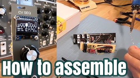 How to assemble DIY modular synth / soldering , drilling / arduino projects