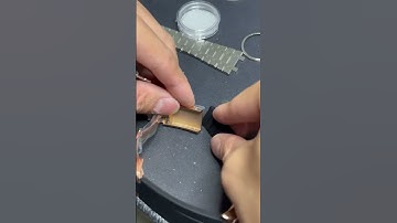 How to adjust and shorten Rolex-style clasp Rubber strap