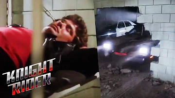 KITT Breaks Michael Out Of Jail | Knight Rider