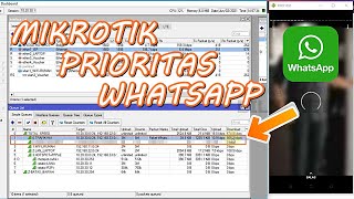 Setting MikroTik Pisah Trafik WhatsApp (Prioritas WA Lancar)