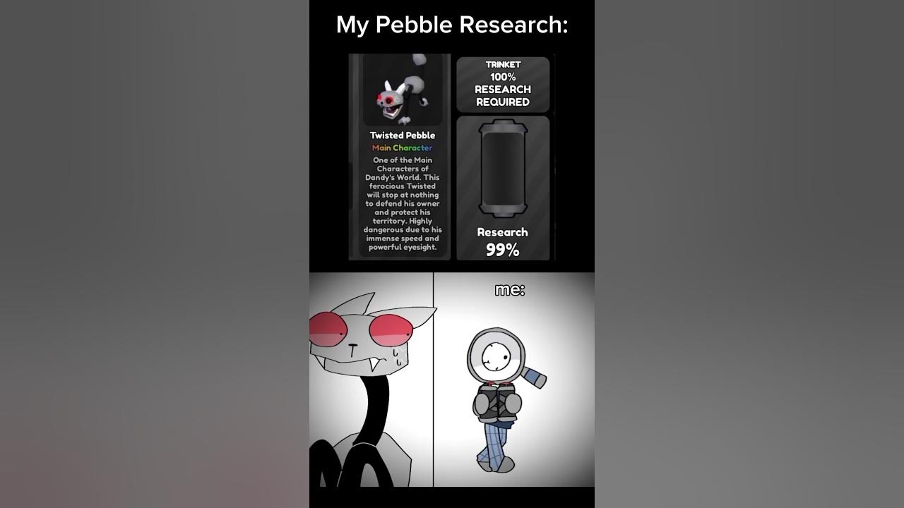 Where Are You👹| #twisted #pebble #rodger #research #myocatzahra  #dandysworld #animation #meme