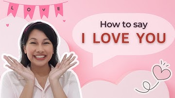 Learn Indonesian in 3 minutes : HOW TO SAY I LOVE YOU