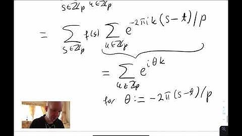 Fourier series i e  sums in Z p, inverse Fourier transform - Analysis, Random Walks and Groups