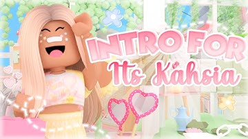 Roblox *GFX INTRO* commissions *OPEN*! | Arixelle