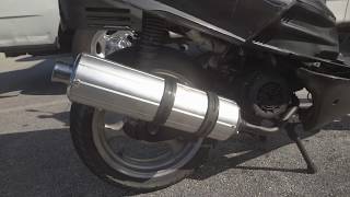 How to replace the muffler on a scooter