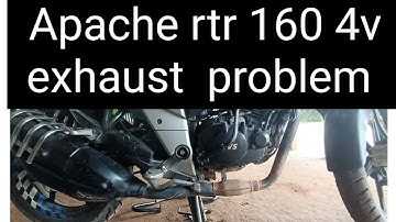 TVS APACHE RTR 160 4V Exhaust problem solve in 100 taka✌️