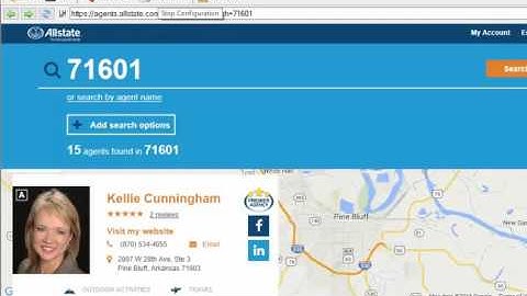Scraping agent details from agents.allstate.com - name, address, phone - WebHarvy