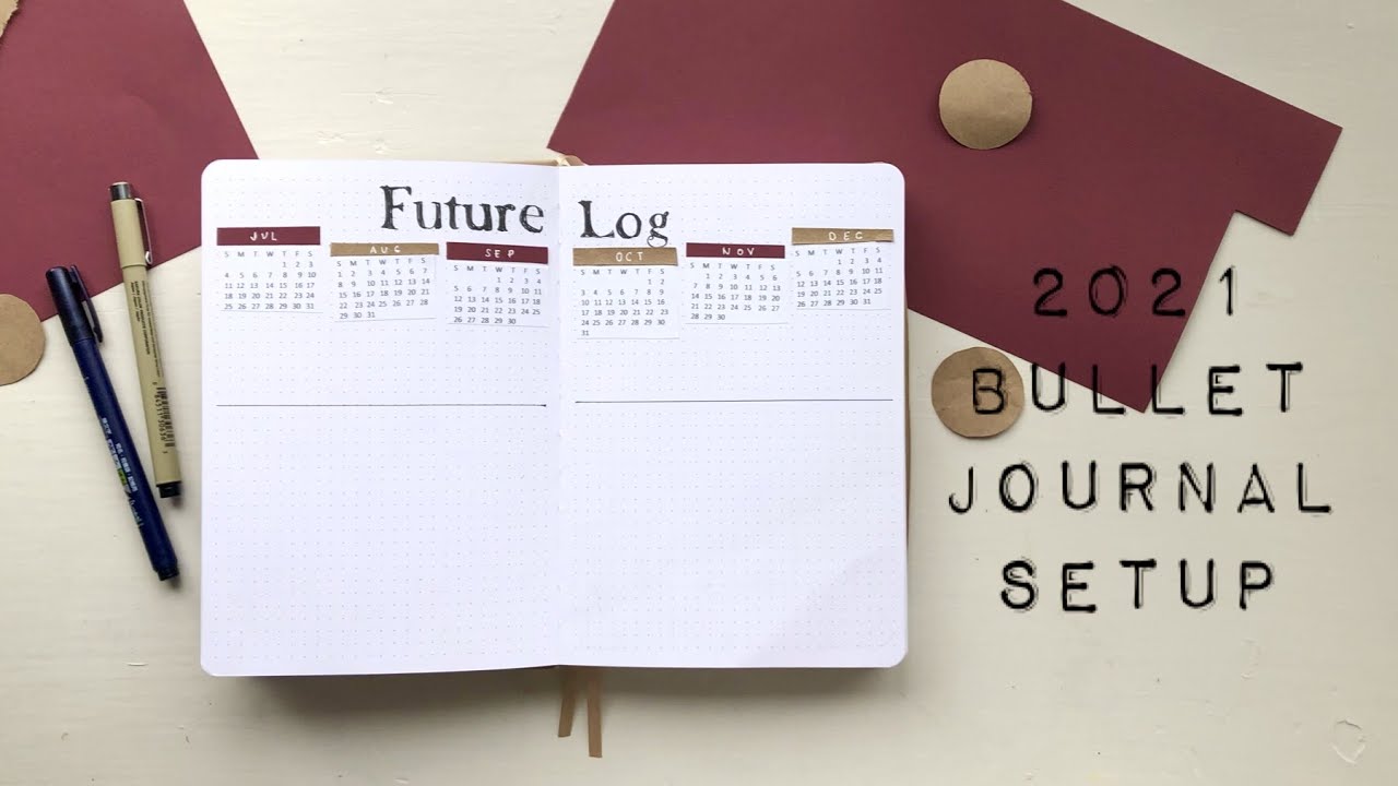 My 2021 Bullet Journal Setup