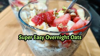 OVERNIGHT OATS | Best Morning Breakfast | Healthy & Weight Loss Recipe | #shorts screenshot 4