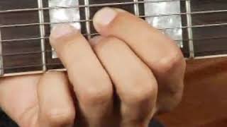 Play D Dim Chord On The Middle Top Guitar Strings 2Nd Inversion