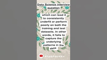 Bias and Variance in Machine Learning | #shorts | #data science