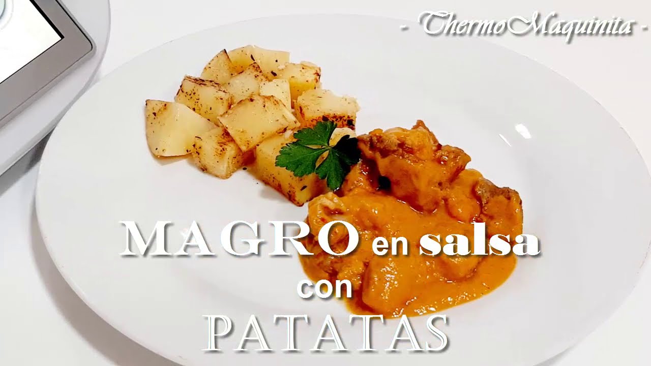 CARNE en SALSA con PATATAS en Thermomix® // MAGRO en SALSA con THERMOMIX®//Receta fácil y rica.