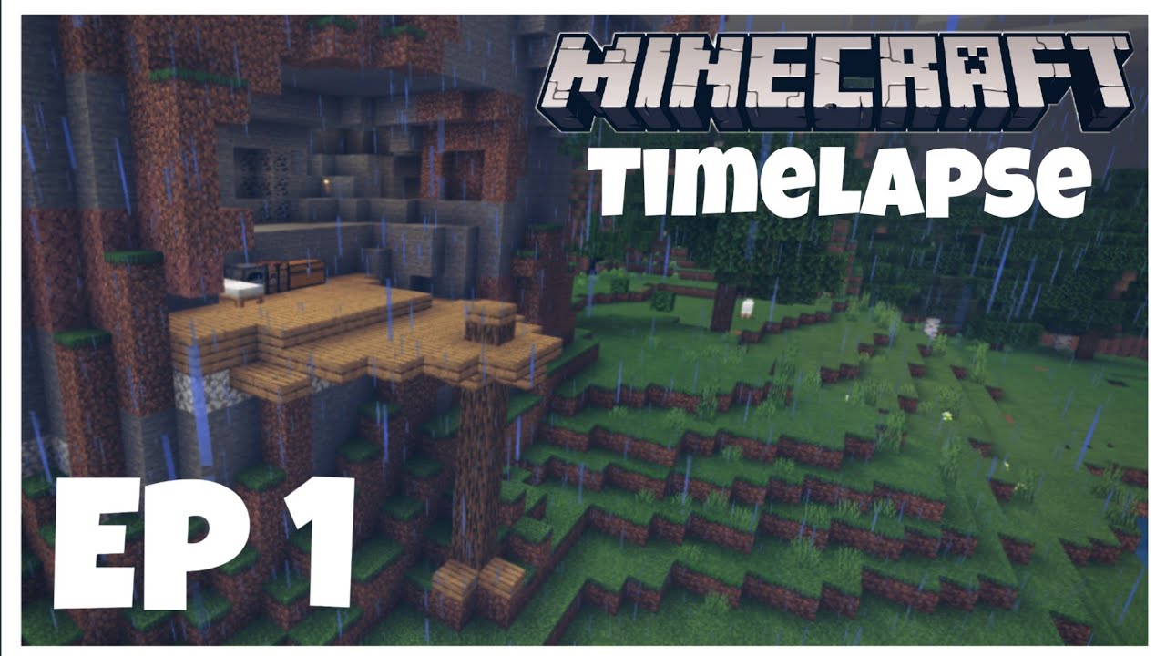 Minecraft BE timelapse survival Ep 1 - YouTube