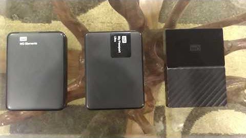 Western Digital Elements vs Passport vs Passport Ultra (2TB)