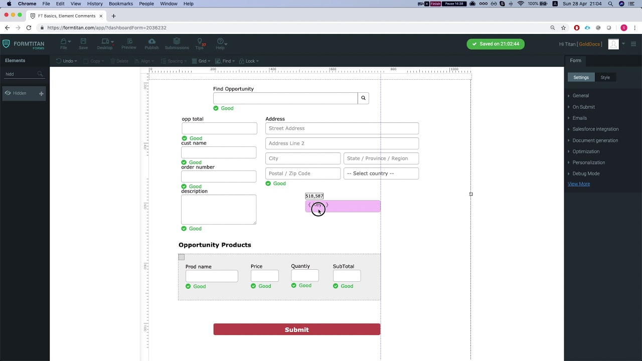 Adding comments to your form fields - YouTube