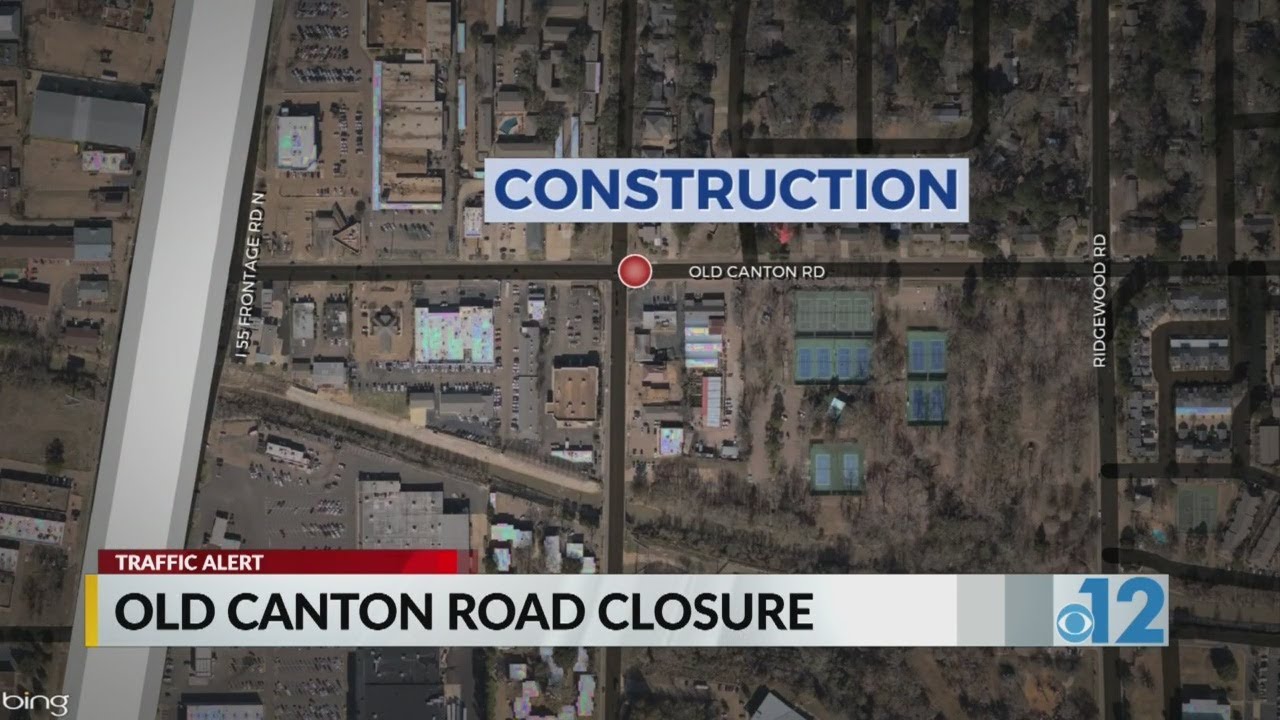 Construction on Old Canton Rd. in Jackson this week - YouTube