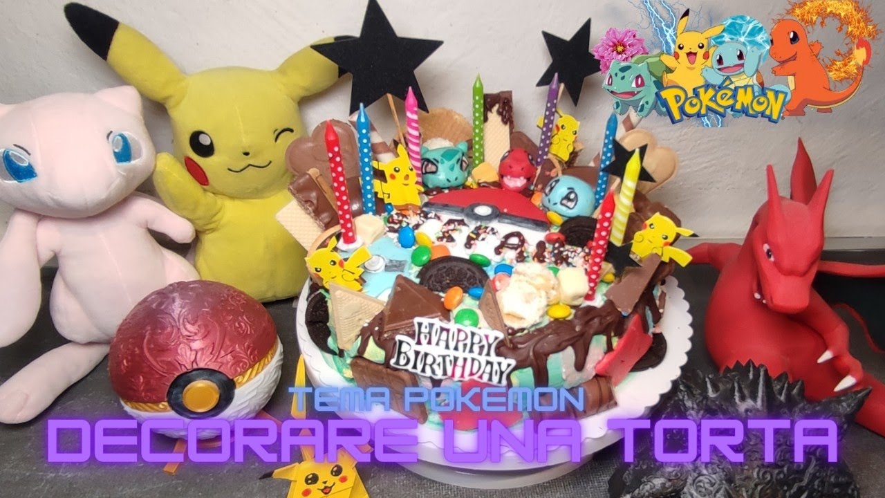 Decorare una torta per BAMBINI - POKEMON 