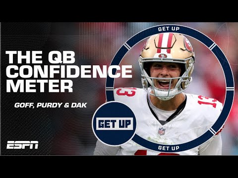 Qb confidence meter: prescott, goff or purdy? | get up