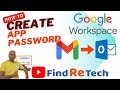 Create App Password from gmail and Configure email in Outlook. #apppassword #gmailapppassword