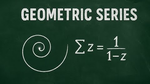 Complex Analysis Visualize Forming the Sum 1/(1-z), (z is complex)