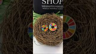 SDGs Enamel Lapel Pins / Wood Keychain｜#shorts