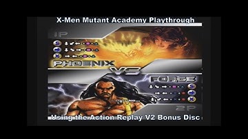 X-Men Mutant Academy 2 Phoenix Playthrough using the Action Replay V2 Ps2 Bonus Disc for Ps1 :D #Ps1