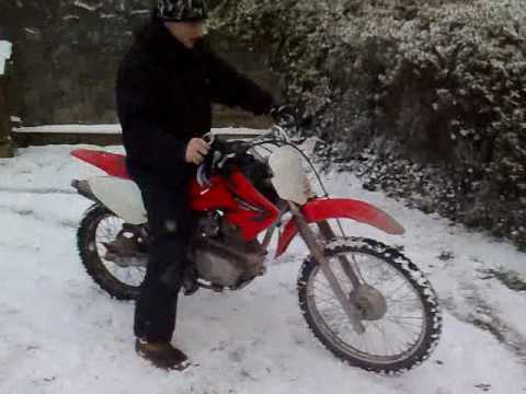 honda cr100 - YouTube
