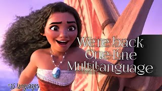Moana 2 - Were Back One-Line Multilanguage 16 Versions