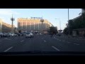 Driving through Warsaw Downtown 3 / поездка в Варшаве 3 / Autofahren in Warschau 3