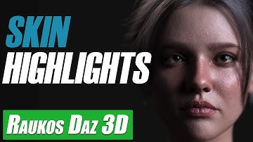 Daz 3D Tutorial : How To Get Realistic Skin Highlights With Surface Settings