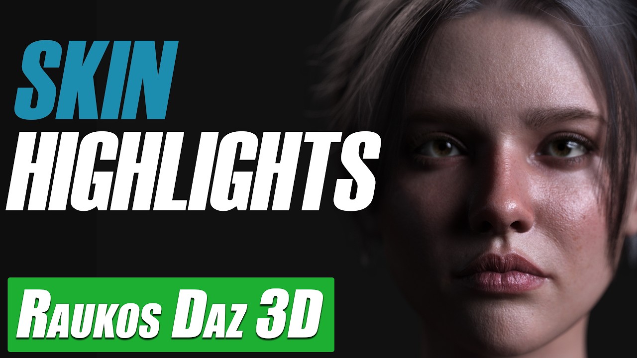Daz 3D Tutorial : How To Get Realistic Skin Highlights With Surface Settings