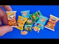 DIY Miniature Fritos Original Corn Chips for DollHouse How to make. Easy diy crafts