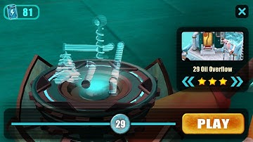 Tiny Robots Recharged Level 29 || Oil Overflow || Walkthrough Solution.