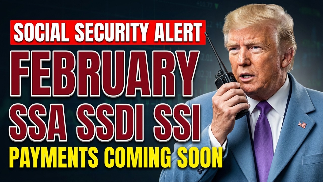 FEBRUARY SOCIAL SECURITY ALERT! Checks & Payments Coming for SSA, SSDI, SSI, and More