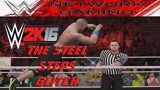 WWE 2K16 Glitches & Funny Stuff The Stair Glitch ft John Cena, Brock Lesnar, & Sting