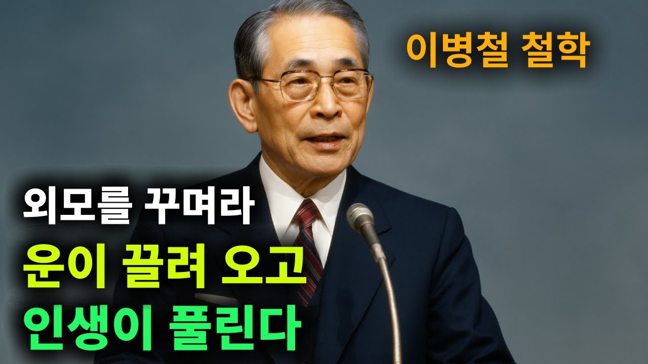 【이병철 어록】 나이 들수록 외모의 '한 끗' 차이가 운명을 바꾼다. │ 책과사람 │ 인생철학 │ 성공지혜