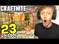 Craftnite: Episode 23 - I FOUND A ZOMBIE VILLAGER DUNGEON... (scariest dungeon ever)