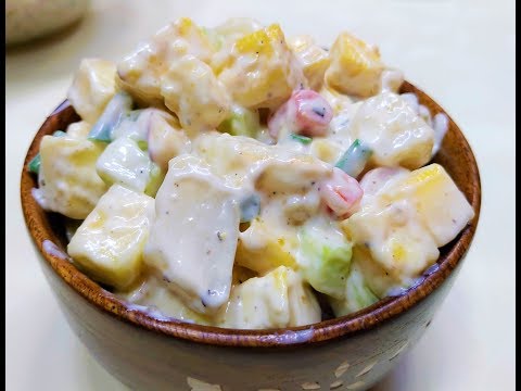 RUSSIAN SALAD-HYDERABADI SHADIYON MEIN SERVE KIYA JANE WALA RUSSIAN SALAD