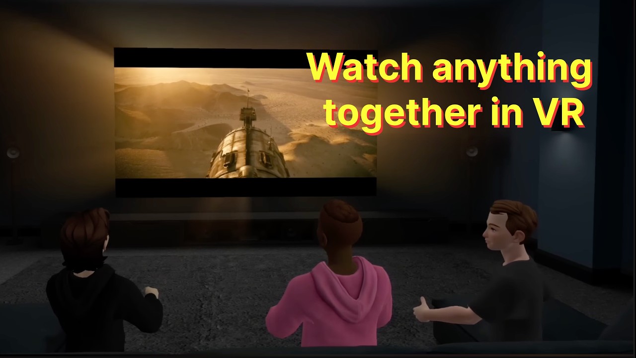 Смотреть фильмы с друзьями в виртуальной реальности стало в 100 раз проще.
