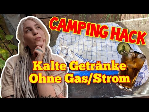 Camping Hack/kühlen ohne Gas und Strom  / einfacher Verdunstungskühler