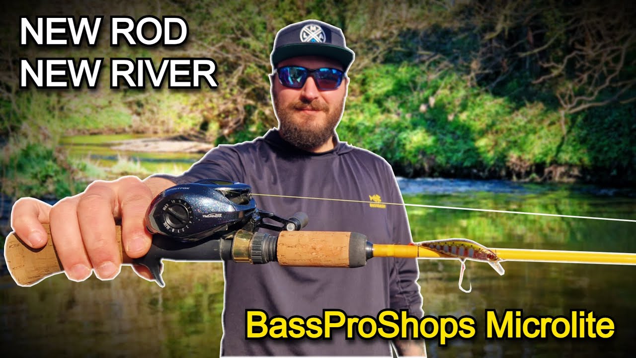 Trout Fishing With My New BASSPROSHOPS MicroLite Rod and AliExpress Lures!