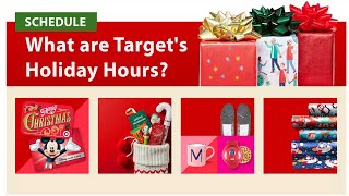 Target Holiday Store Hours | ✅ Open-Close