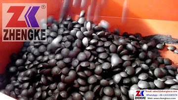 BBQ coal charcoal briquette making machine
