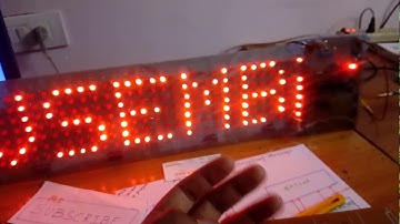 PC Based LCD Scrolling Message Display